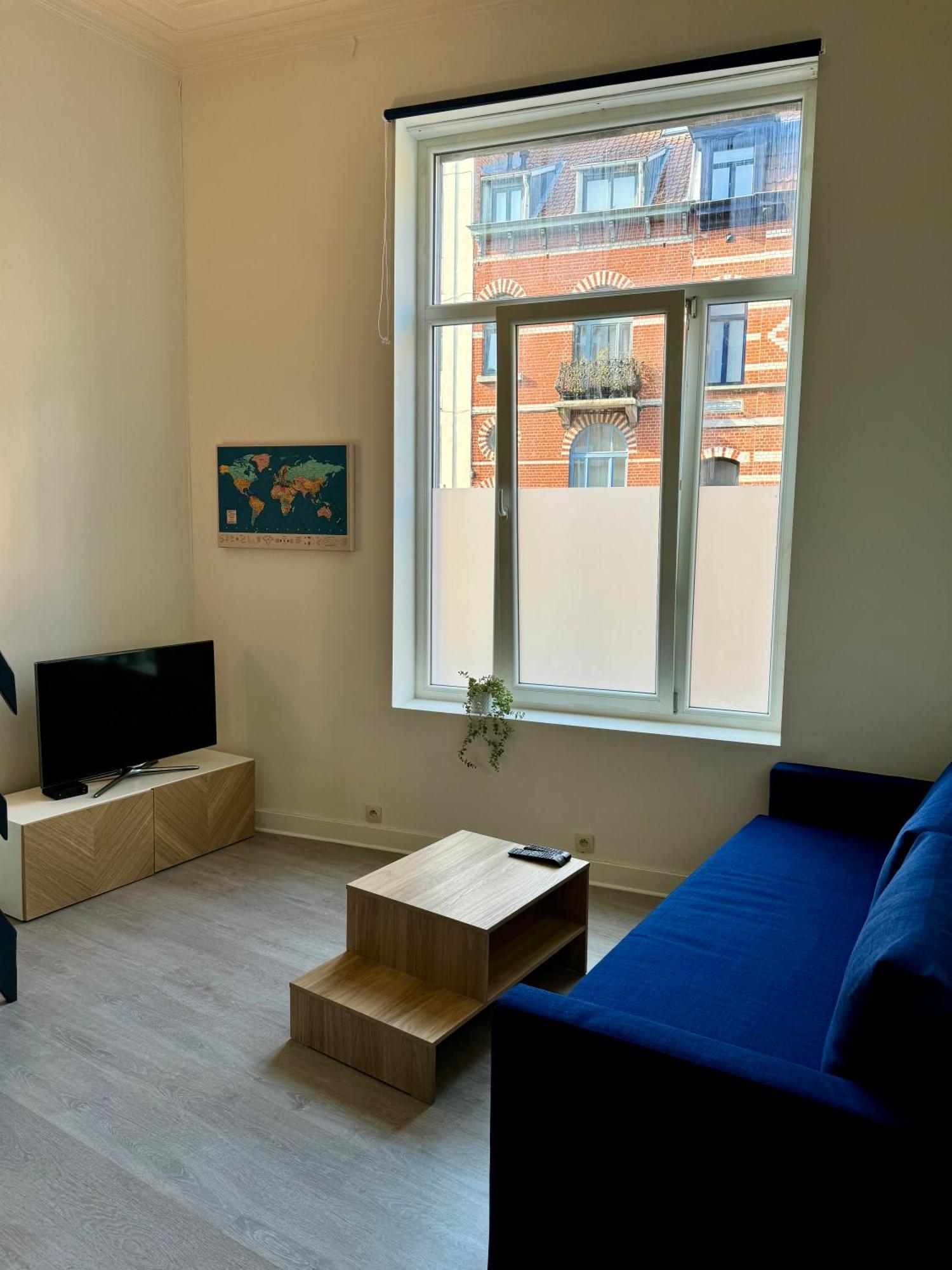Studio Avec Chambre En Mezzanine Brüssel Exterior foto
